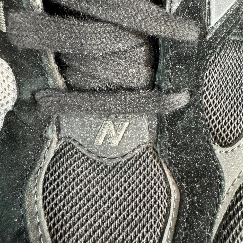 New Balance 9060 Black Castlerock Grey Suede Mesh Sneakers U9060BLK Mens 7